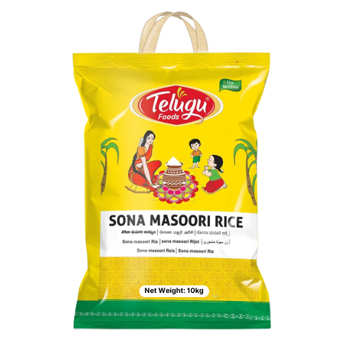 Telugu Sona masoori Rice (10kg)