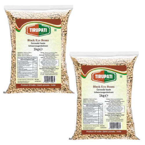 Tirupati Black Eye Beans (Bundle of 2 x 1kg)