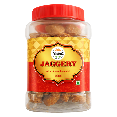 Tirupati Jaggery Gur (Brown) (500g)
