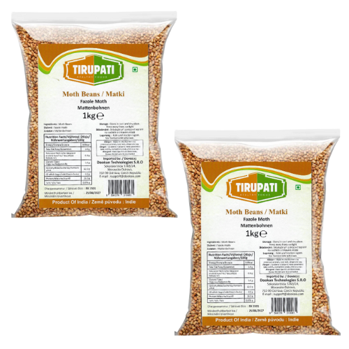 Tirupati Moth Beans (Bundle of 2 x 1kg)