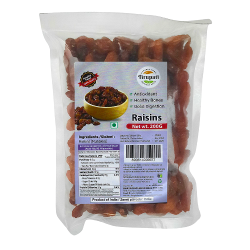 Tirupati Munakka Raisins / Kishmish (200g)