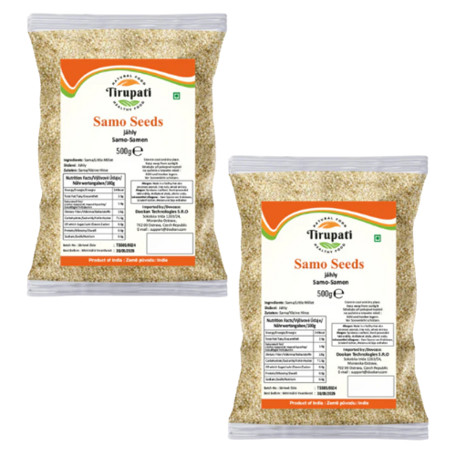 Tirupati Samo / Mario Seeds / Bhagar (Bundle of 2 x 500g) - Sale Item [BBD: 27 February 2026]