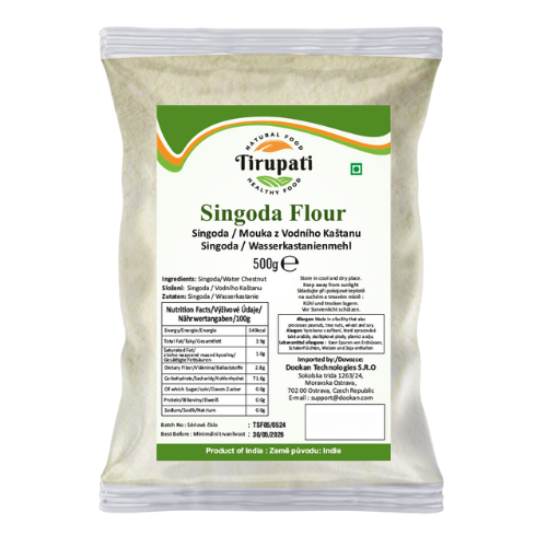 Tirupati Singoda Flour (Water Chestnut) (500g) - Sale Item [BBD: 30 June 2025]