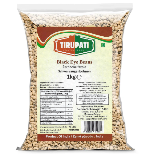 Tirupati Black Eye Beans (1kg)