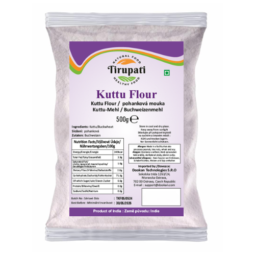 Tirupati Kuttu Ka Atta / Buckwheat Flour (500g) - Sale Item [BBD: 30 June 2025]