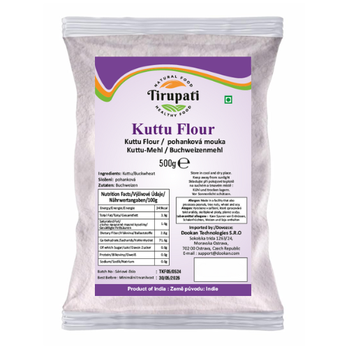 Tirupati Kuttu Ka Atta / Buckwheat Flour (500g)