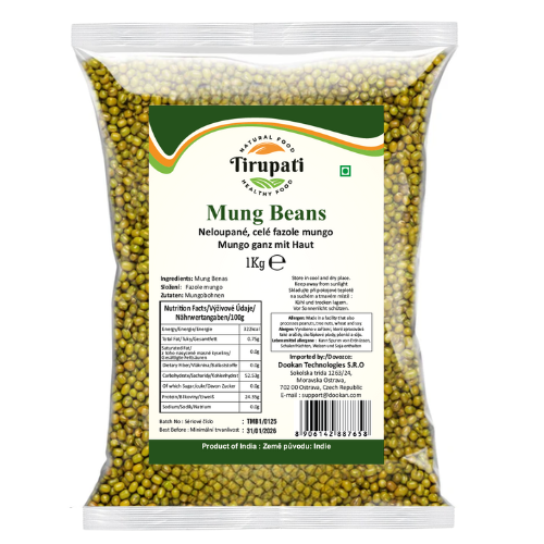 Tirupati Moong Dal Whole / Mung Beans With Skin (1kg)