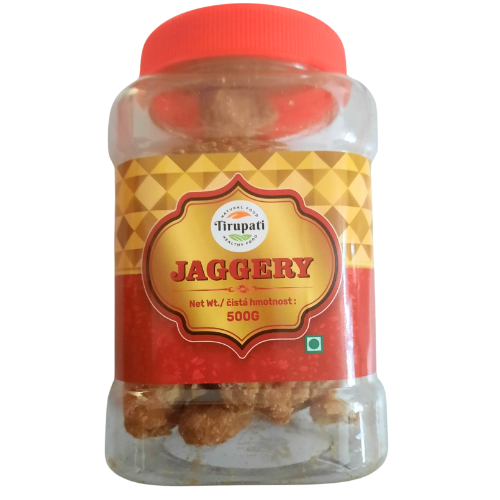 Tirupati Jaggery Gur (Brown) (500g)