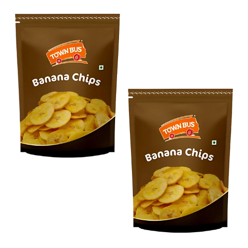 Town Bus Banana Chips (Bundle of 2 x 170g)