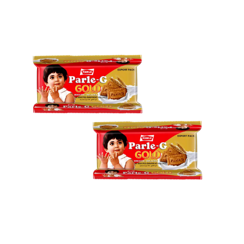 Parle G Gold Biscuits (Bundle of 2 x 100g)