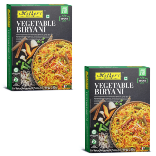 Mother's Recipe Ready to Eat Veg Biryani (Bundle of 2 x 280g)