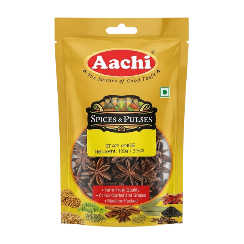 Aachi Star Anise / Aniseeds (100g)