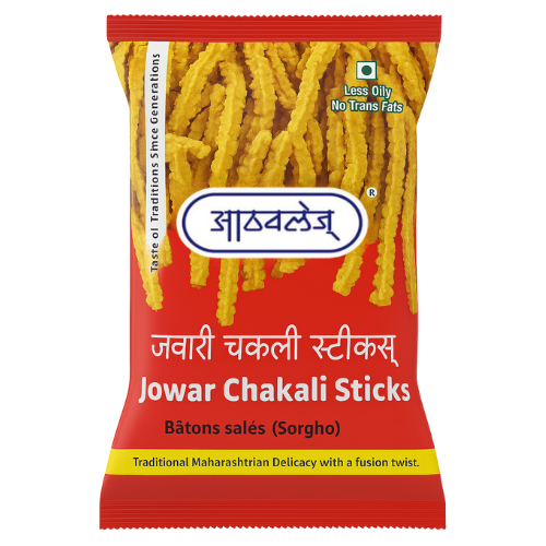 Athavale Jowar / Sorgham Chakali Sticks - (200g)