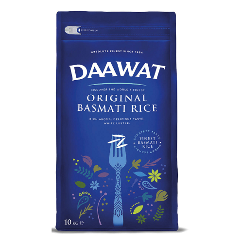 Daawat Original Basmati Rice (10kg) - Damaged