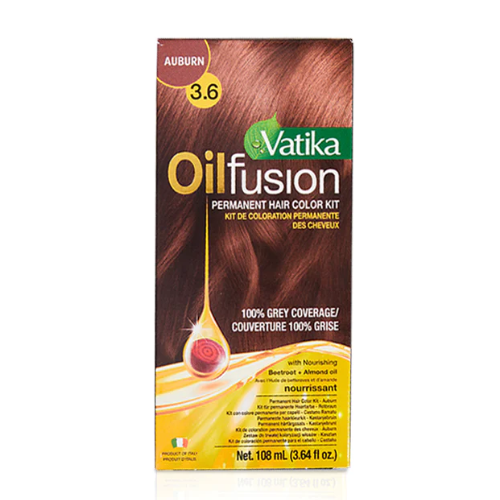 Dabur Vatika Permanent Hair Colour - Auburn (108ml) - Sale Item [BBD: 31 May 2024]