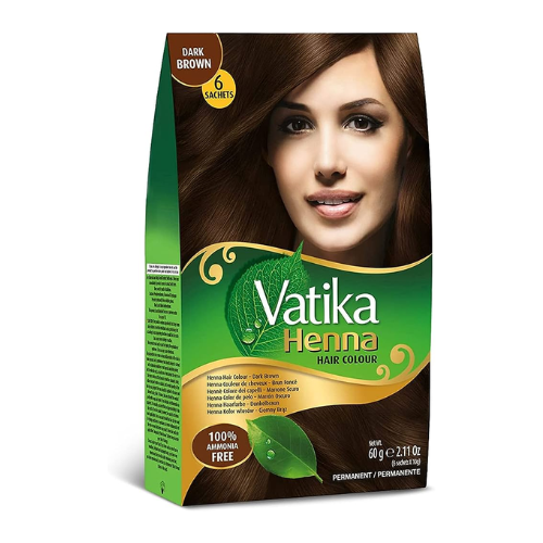 Dabur Vatika Henna Dark Brown Hair Colour (60g)