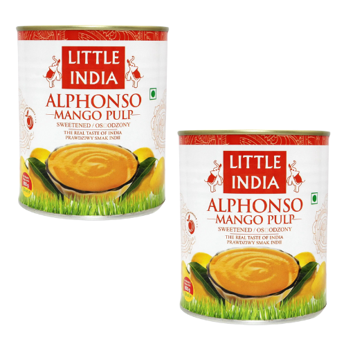 LittleIndia Alphonso Mango Pulp (Bundle of 2 x 850ml)