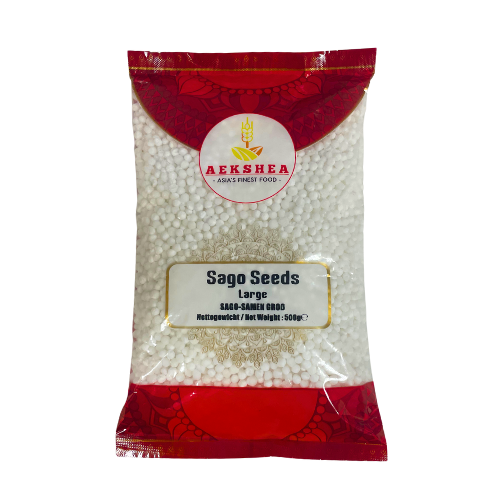 Aekshea Indian Sago Seeds / Sabudana (500g)