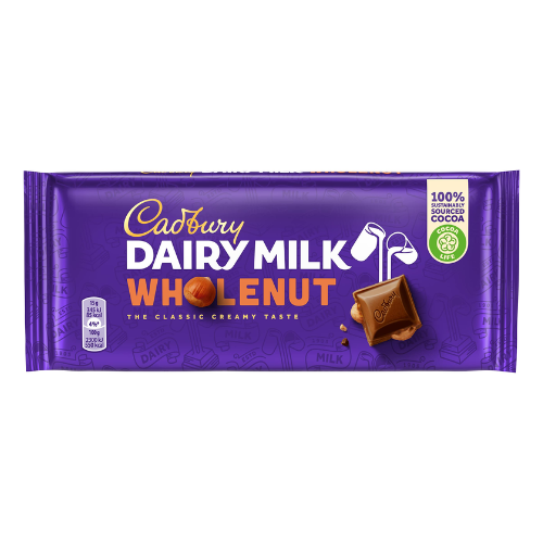 Buy Free Cadbury Dairy Milk Wholenut Chocolate Bar (120g) Online At ...