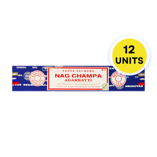 Satya Nag Champa Agarbatti / Incense Sticks (Bundle of 12 x 15g)