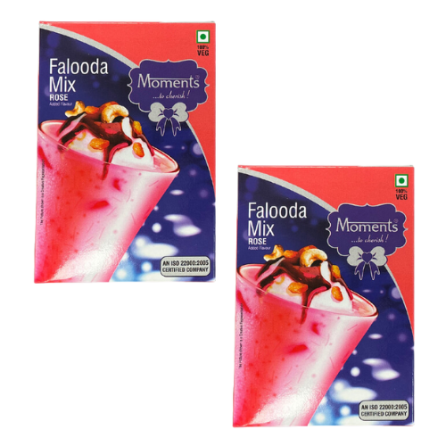 Moments Rose Falooda Mix (Bundle of 2 x 200g) - Sale Item [BBD: 31 March 2024]