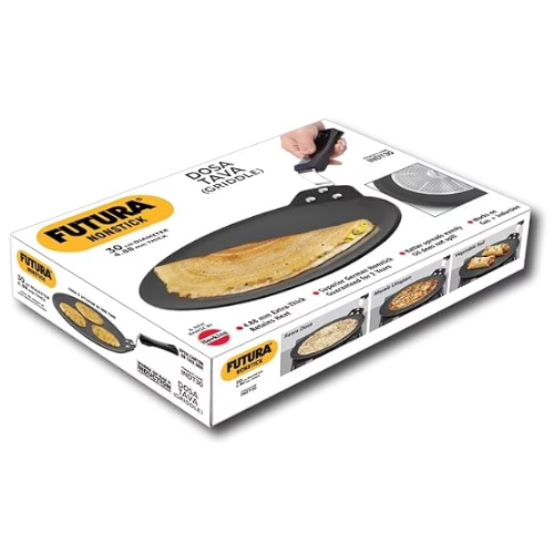 Hawkins Futura Nonstick Flat Dosa Tava 30cm (1pc)