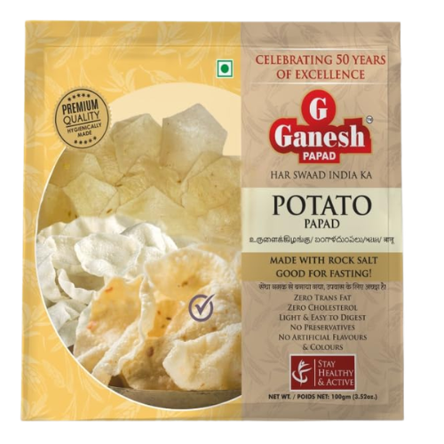 Ganesh Potato Papad (100g)