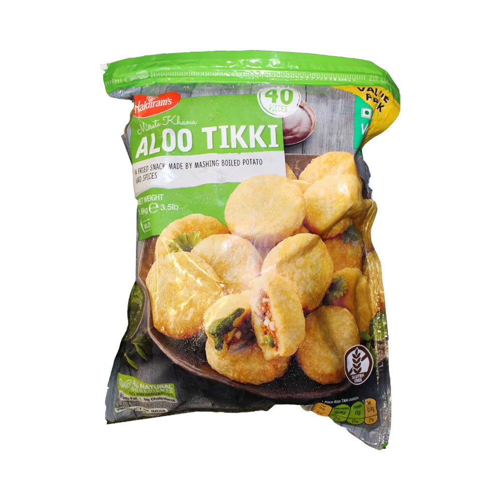 Haldiram's Aloo Tikki (40pcs) (1.6kg) - Frozen Item !!!