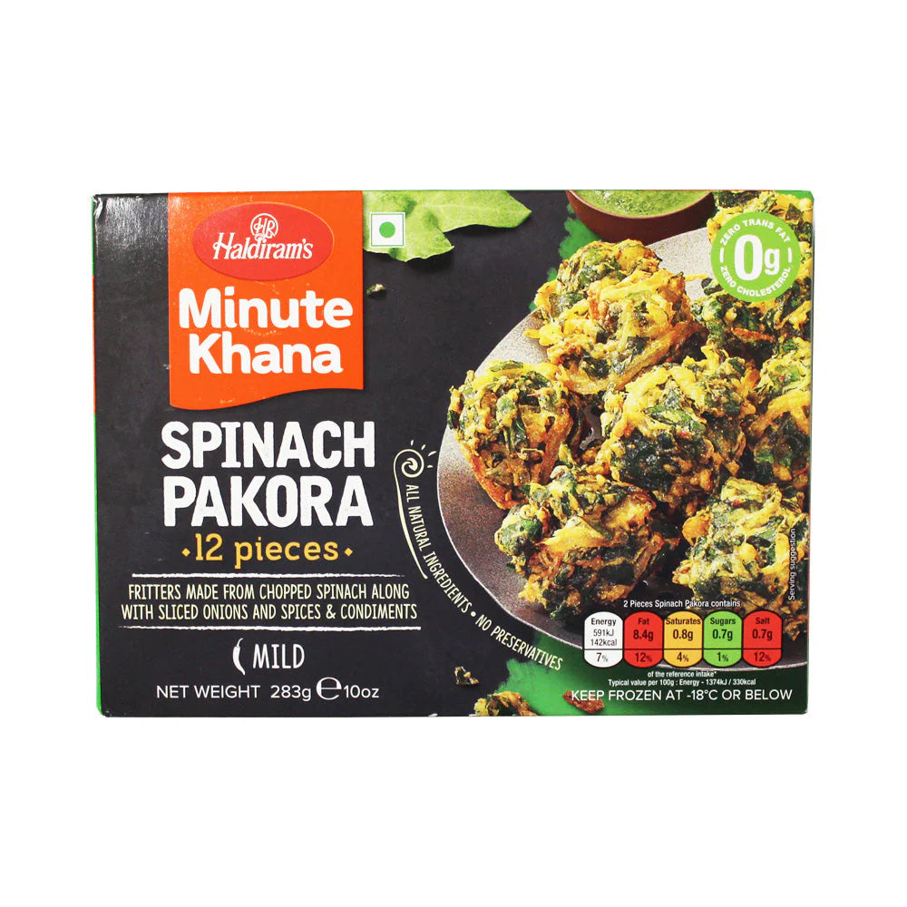 Haldiram's Spinch Pakoda (283g) - Frozen Item !!!