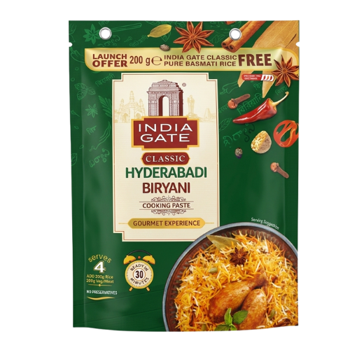 India Gate Classic Hyderabadi Biryani Kit (400g)
