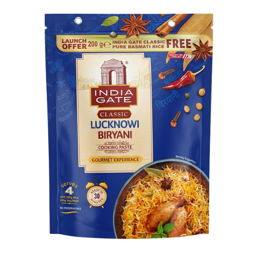 India Gate Classic Lucknowi Biryani Kit (200g)