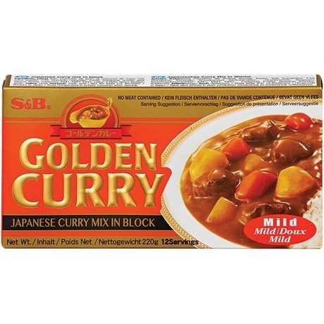 S&B Japanese Golden curry (mild) Mix in Block (220g)