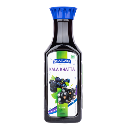 Mala's Kala Khatta Syrup(750ml)