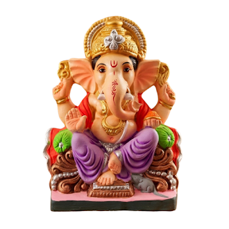 Traditional Eco Friendly Ganesha Idol 10 inch RG 1029 (1pc)