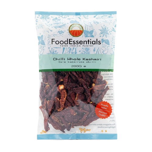 Food Essentials Kashmiri Whole Dried Red Chillies(200g)