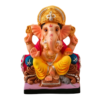 Traditional Eco Friendly Ganesha Idol 10 inch RG 1029 (1pc)