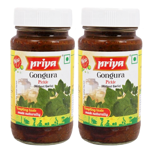 Dookan_Priya Gongura without Garlic (Bundle 2 x 300g)