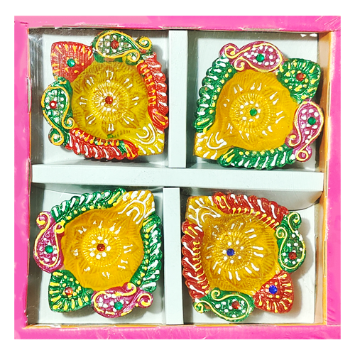 Fancy Diwali / Deepavali Diya (pack of 4pcs ) (1pc)