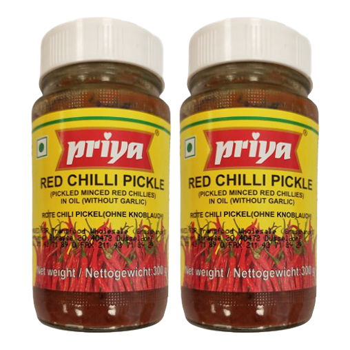 Dookan_Priya Red Chilli Pickle (Bundle 2 x 300g)