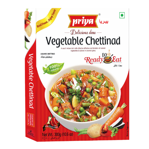 Priya Ready to Eat Vegetable Chettinad (300g)