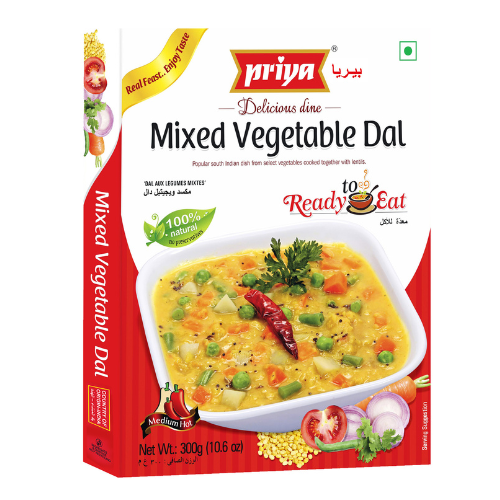 Priya Ready to Eat Mixed Vegetable Dal (300g)
