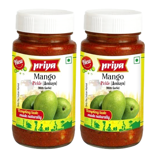 Dookan_Priya Mango (Avakaya) Pickle (Bundle 2 x 300g)