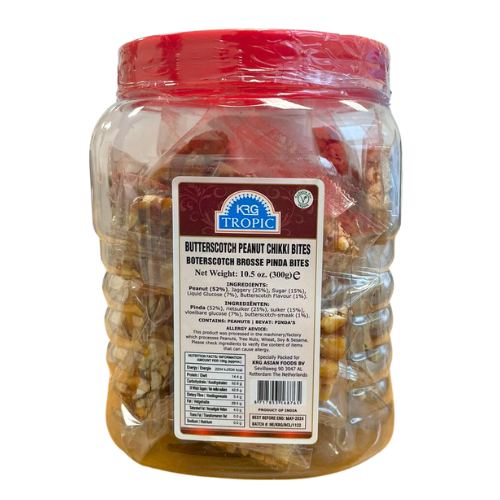 Tropic Butterscotch Peanut Chikki Bites (300g)