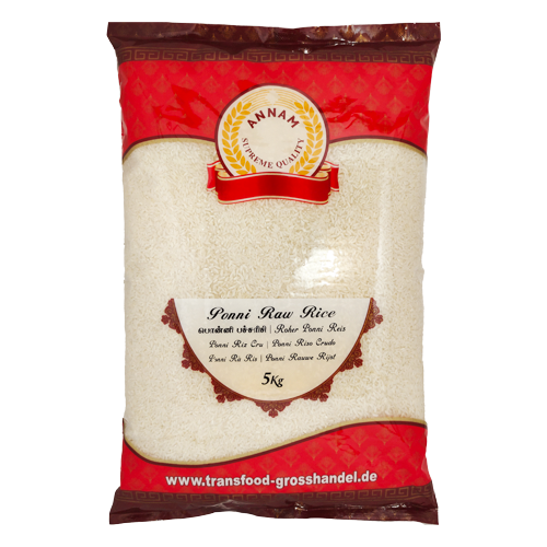 Annam Ponni Raw Rice (5kg)