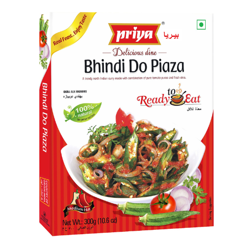 Priya Ready to Eat Bindi Do Piaza (300g)
