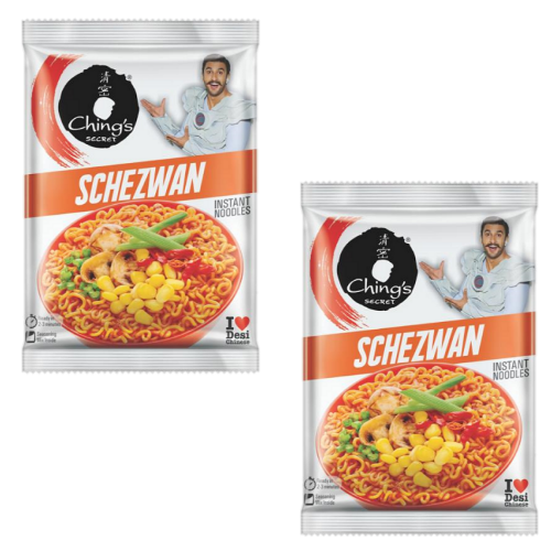 Chings Secret Schezwan Instant Noodles (Bundle of 2 x 60g)