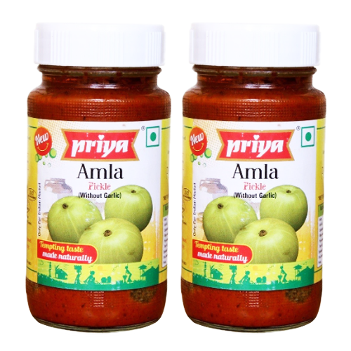 Dookan_Priya Amla / Gooseberry Pickle without Garlic (Bundle 2 x 300g)