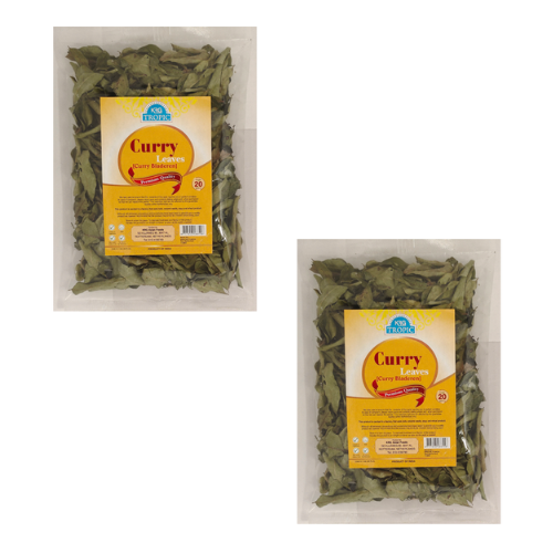 Tropic Dried Curry Leaves (Bundle of 2 x 20g)
