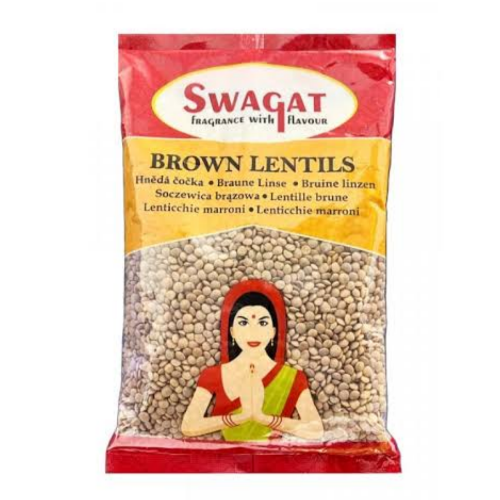 Swagat Brown Lentils Whole (Masoor Whole) (500g)