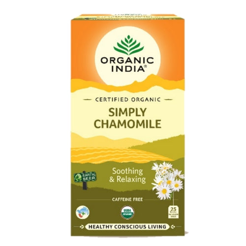 Organic India Simply Chamomile Infusion Tea Bags (25 Tea Bags)